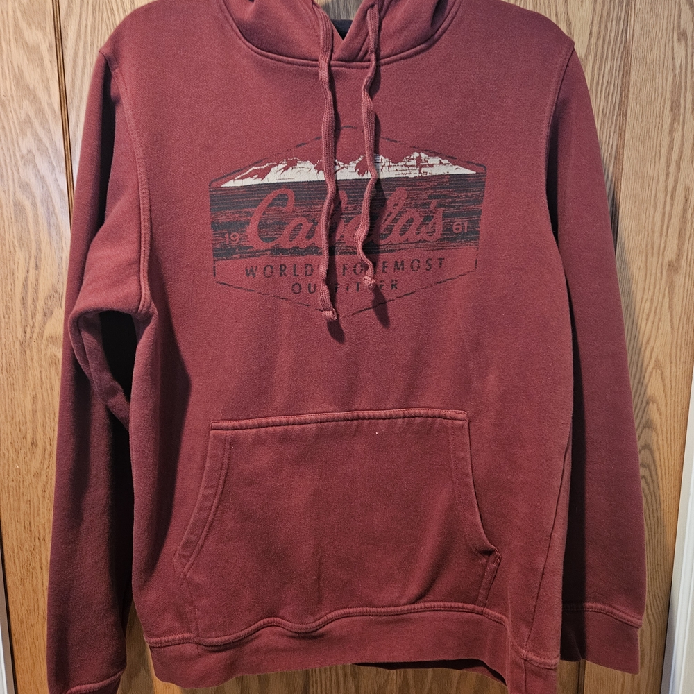 Cabela's Men's Red Hoodie